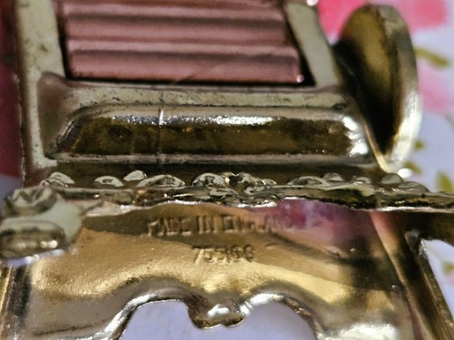 Vintage Doll House Brass Miniature Victorian Style chairs, wringer and water can - Picture 6 of 11