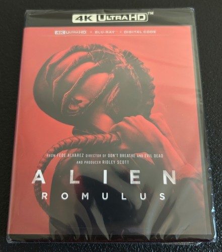 Alien: Romulus (4K Ultra HD + Blu-ray + Digital Code, 2024) NEW