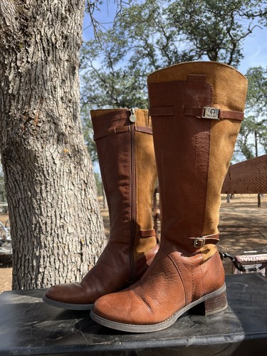 Tall Zip Boots Womens Size 