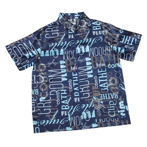 Graffiti GROOMING GROOMER STYLIST BARBER JACKET Nylon Hair Water Resistant Coat - Picture 14 of 14