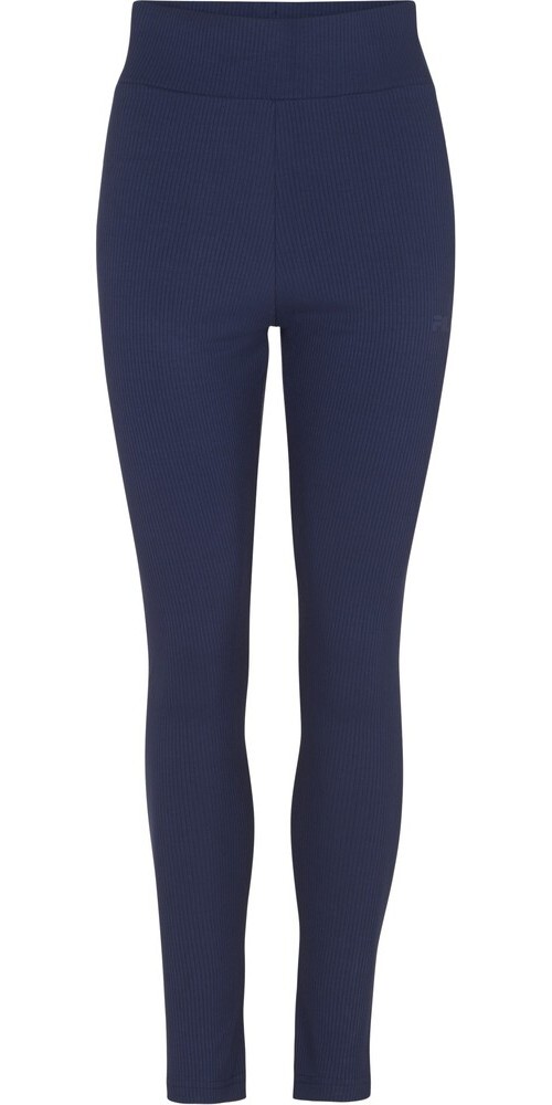 Fila Damen Long Pants Bozcaada High Waist Rib Leggings Medieval Blue