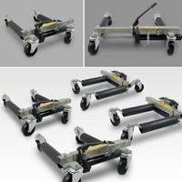 4 StüCk PKW Rangierhilfe Rangierheber Hydraulisch Wagenheber Auto Rangierroller
