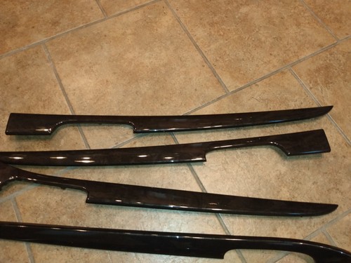 2011-2021 Jeep GRAND CHEROKEE Black Woodgrain Dash Vent Trim Panel Set 6pc - Bild 5 von 10