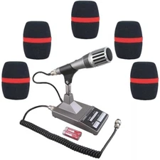 5 Pack Microphone Windscreen Windsock for Kenwood MC-60A Desk Microphone Thicken