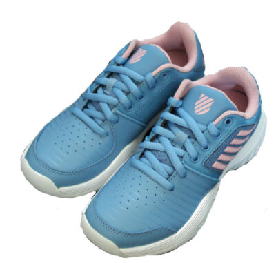 K-Swiss 86934-454 M SCHUH TENNISSCHUH EXPRESS CARPET BLAU PINK INDOOR Gr. 37 NEU
