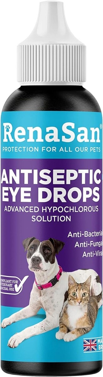 RenaSan Antiseptic Eye Drops (60 ml) – Fights infection, Alcohol