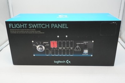Logitech G Saitek Pro FLIGHT SWITCH PANEL Black 945-000030 Simulation Controller