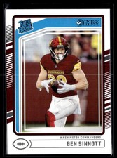 2024 Panini Donruss Football Rated Rookie #314 Ben Sinnott Rookie RC