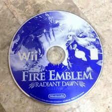 *Scratched Disc Only* Nintendo Wii Fire Emblem Radiant Dawn 2007 Flaws Poor!