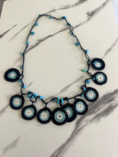 handmade evil eye necklace
