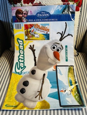 FATHEAD Disney Frozen Olaf Snowman 18'' Wall Graphic Decal, New In Package!