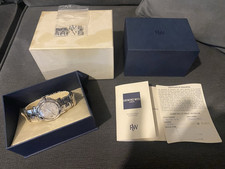 Raymond Weil Parsifal 9541 Swiss Quartz Date Silver Dial SS Bracelet Box