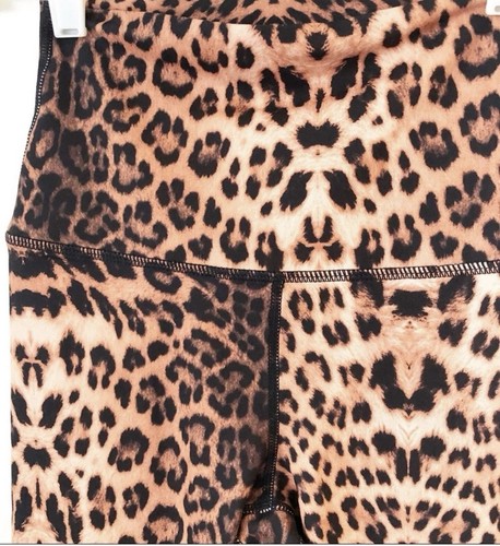 YOGALICIOUS LUX new NWT Cheetah animal print Leggings SIZE LARGE $88 retail - Picture 2 of 5