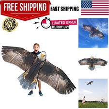 Spectacular 70" Bald Eagle Kite for Kids  Adults - Perfect for Beach or Park