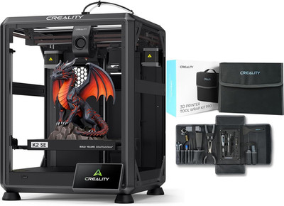 K2 SE 3D Printer Bundle + 74-Piece Tool Wrap Kit for Ultimate Printing Experienc