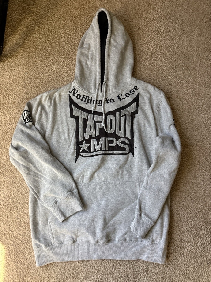 Tapout MPS Nothing To Lose Hoodie Pullover Gray Men's XXL Vintage