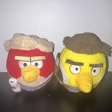 Angry Birds Star Wars 5 Plush Toys Lot of 2 2012