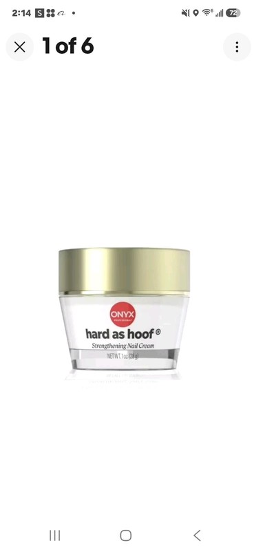 Onyx Professional Hard As Hoof Strengthening Nail Cuticle Cream Special Edition
