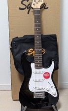 Squier by Fender MINI Stratocaster Electric Guitar Black