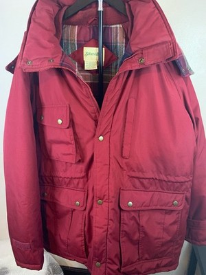Vintage 90 s St. John s Bay Parka- Unisex Burgundy Mountain Jacket Oversized L