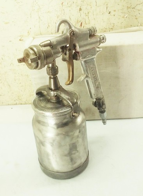 #ad Vtg Devilbiss Type MBC Paint Spray Gun Sprayer w Canister amp; No.30 Tip UNTESTED $49.99
