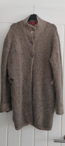 Monsoon Lambswool & Angora Long Cardigan Size 22