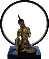 Dekofigur Buddha Lampe 34 Cm Bunt Dekofigur