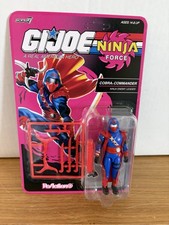 Super 7 Reaction G.I. Joe Ninja Force Cobra Commander Target Exclusive