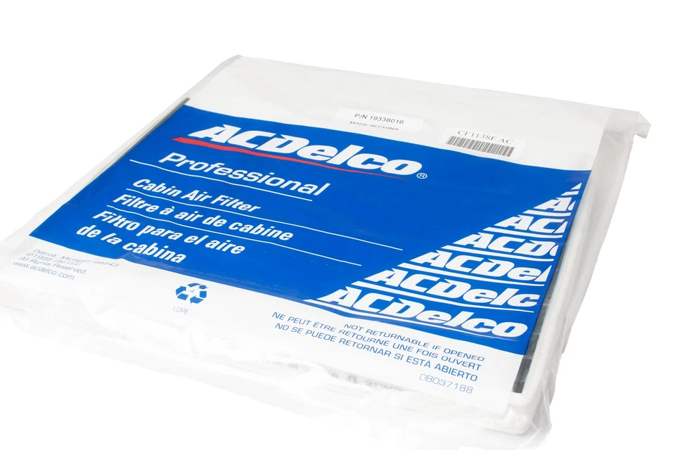 AC Delco Cabin Air Filter Fits 00-05 Buick LeSabre Cadillac DeVille Part CF1138F - Image 4 of 4