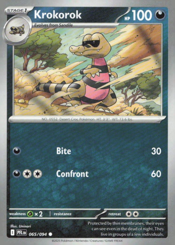 Krokorok Common ME02: Phantasmal Flames 065/094 NM