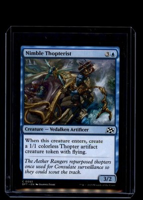 MTG Nimble Thopterist #53 Common Aetherdrift