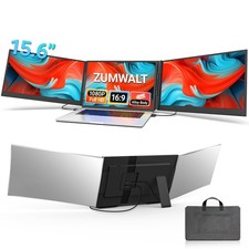 Laptop Screen Extender,15.6" Portable Monitor, FHD Triple Screen-15.6inch