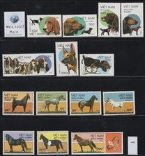 WC1_10665* NORTH VIETNAM. Beautiful lot of 1989-1990 sets & stamps.  MNH