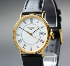 [N MINT] Orologio Uomo Longines Grand Classic L4.720.2 33mm Bianco Data Romana Quarzo