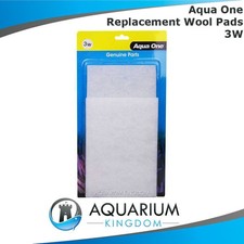 25003W Aqua One Wool Pad 3W - AquaStyle 620/620T & Mode 900 2 Pack Filter Media