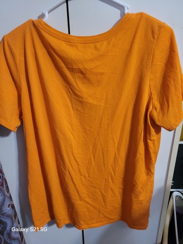 Womens Orange Xl Nike Tshirt - Picture 2 of 3