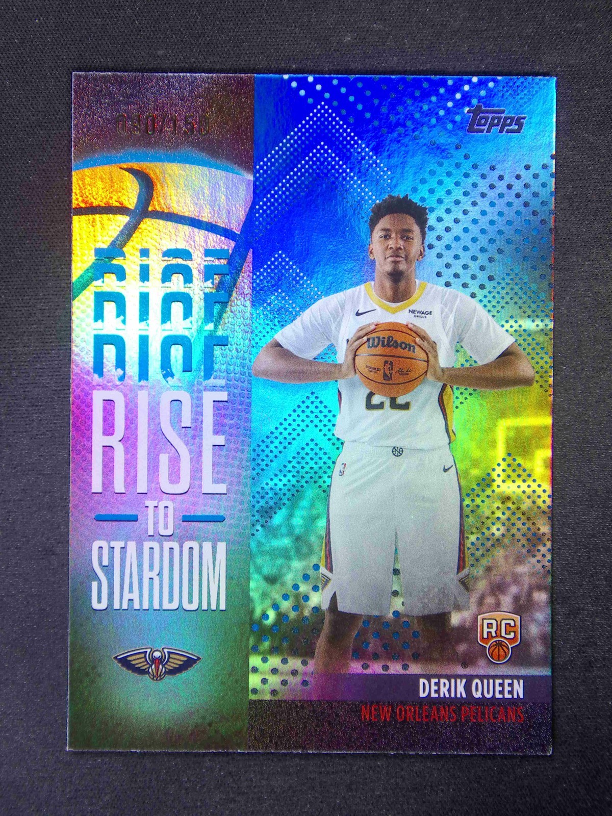 2025-26 Topps Flagship Derik Queen RC Rookie Rise To Stardom Blue /150