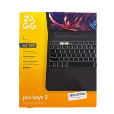 Zagg Pro Keys 2 for iPad Pro 13" M4 , Backlit - Black