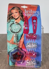 Vintage Britney Spears Hair Accessories & Keychain ~ NEW