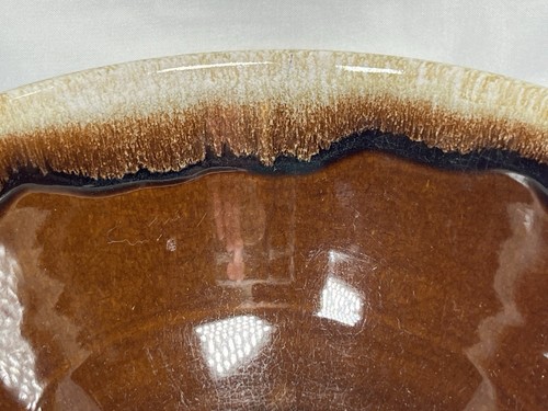 Vintage Brown Drip Glaze Stoneware Serving Mixing Bowl 7.75x3.75” - Picture 11 of 21