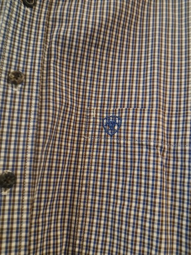 Ariat Pro Series Mens Shirt XXL/TTG Button Down - Picture 2 of 7