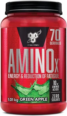 BSN Amino X BCAA's 1kg 70 Servings - Recovery - Energy- Focus- Endurance