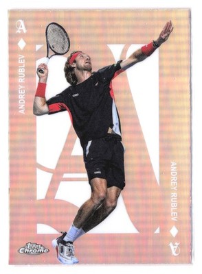 2025 Topps Chrome - Andrey Rublev #ACE-19 Aces Refractor Insert