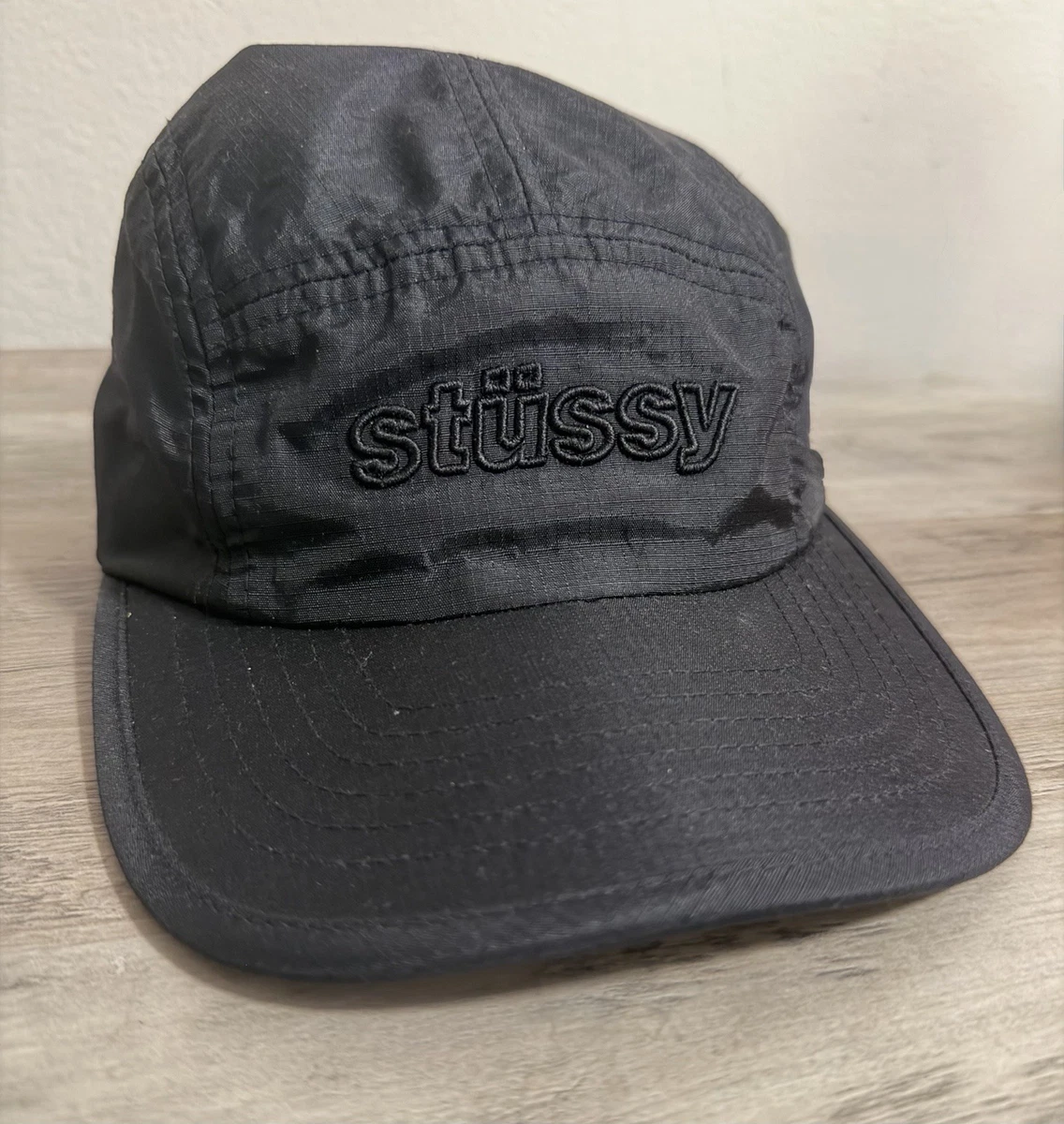 スケートボード stussy logo 5panel wool cap black Men's Stussy 5 Panel for sale - eBay