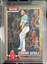 2026 TOPPS SERIES 1 CEDDANNE RAFAELA GOLD SANDGLITTER  30/50🔥🔥RED SOX🔥🔥