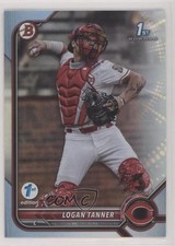 2022 Bowman Draft 1st Edition Sky Blue Foil Logan Tanner #BD-55 h3c