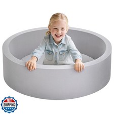 Wilwolfer Foam Ball Pit for Toddlers, Large Baby Ball Pit for Bab