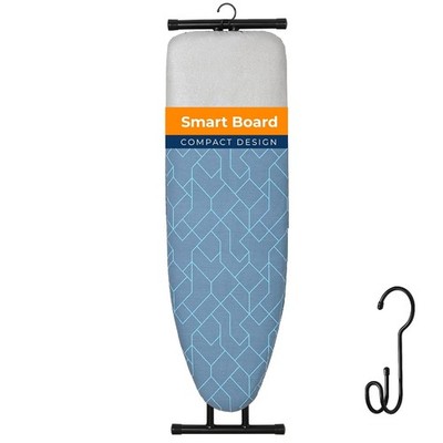 Foldable Ironing Board, Compact Space Saver, Vertical Storage, Portable &