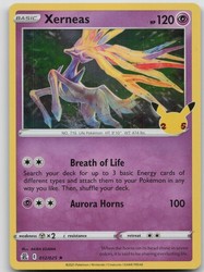 Xerneas 012/025 Celebrations Holo Rare