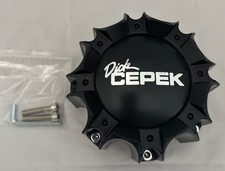 Tapa central de rueda negra Dick Cepek ruedas CAP-WX05-165.1-170-8H LG0805-11